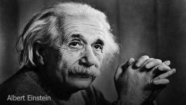 Albert Einstein.