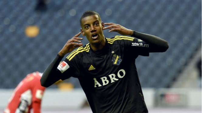 Striker muda AIK Solna, Alexander Isak.