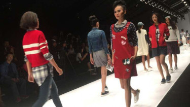 Koleksi sporty Matahari Department Store di Jakarta Fashion Week