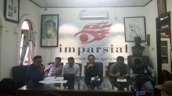 Konferensi pers Koalisi Masyarakat Sipil di Imparsial
