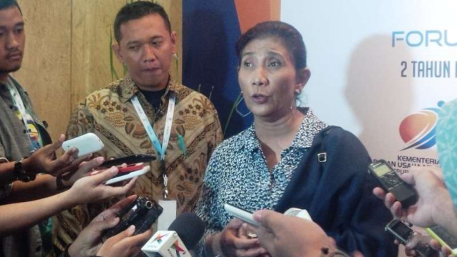 Menteri Kelautan dan Perikanan, Susi Pudjiastuti.