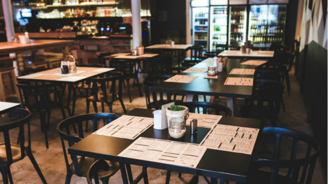 Ilustrasi restoran.
