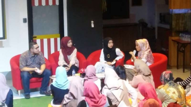 talkshow Inspirasi Wanita di kantor Bukalapak, Jakarta, Sabtu, 5 November 2016