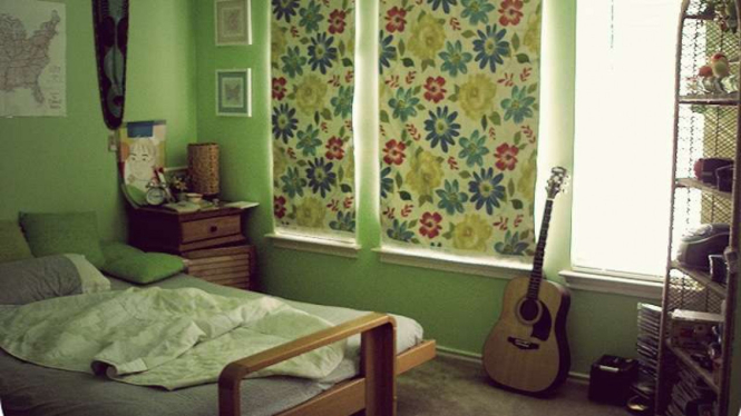 Ilustrasi desain kamar tidur 