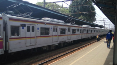 Ilustrasi kereta api.