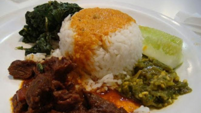 Nasi padang. (ilustrasi)
