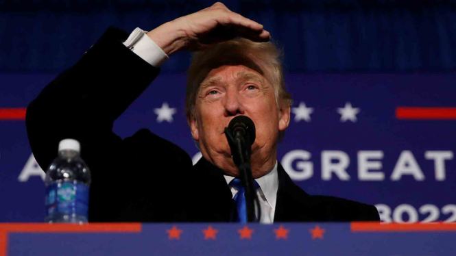 Presiden AS terpilih, Donald Trump. Skandal Trump dengan Rusia terus berhembus kuat.