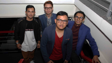 Grup Band Goliath Berkunjung di Kantor VIVA.co.id 