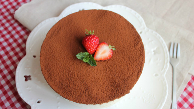 Ilustrasi tiramisu.