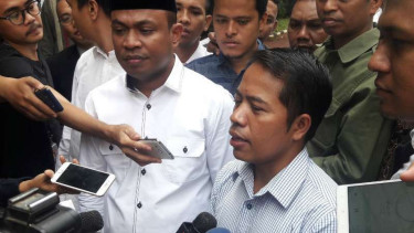 Ketua Umum HMI, Mulyadi P Tamsir, memenuhi panggilan Polda Metro Jaya.