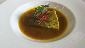 RESEP: Meracik Barramundi Lempah Kuning Khas Bangka