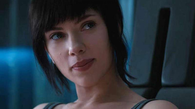 Scarlett Johansson di Ghost in the Shell