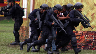 Ilustrasi anggota Brimob.