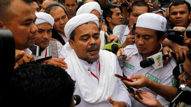 Imam Besar Front Pembela Islam, Rizieq Shihab.