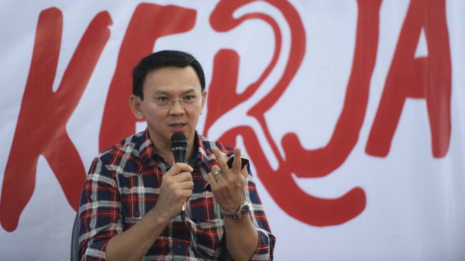 Calon Gubernur DKI Jakarta, Basuki Tjahaja Purnama.