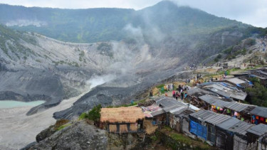 Gunung Tangkuban Perahu.