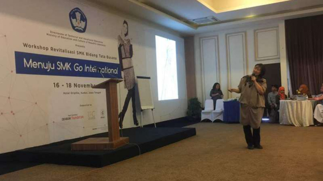 Workshop Pendidikan dan Pelatihan Tata Busana Menuju SMK Go Asia di Kudus