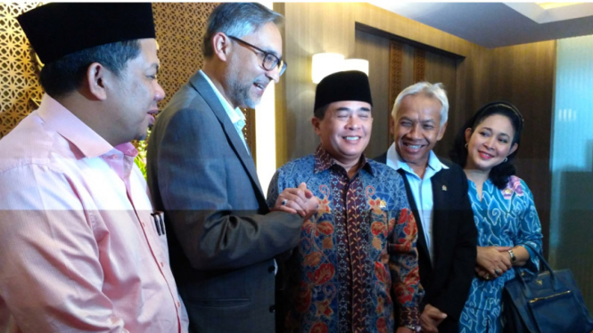 Ketua DPR RI Ade Komarudin (Akom) menerima Dubes Inggris H.E. Mr. Moazzam 