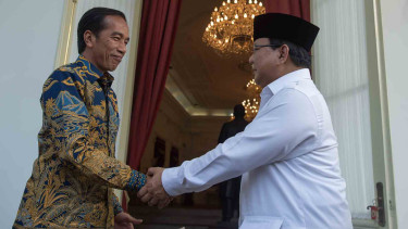 Joko Widodo dan Prabowo Subianto.