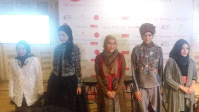 Konferensi pers Indonesia Cultural Fashion 2016