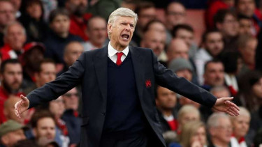 Manajer Arsenal, Arsene Wenger.