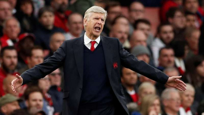 Manajer Arsenal, Arsene Wenger.