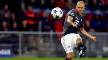 Winger Bayern Munich, Arjen Robben.