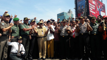 Apel besar Kebhinekaan Cinta Damai di Polda Metro Jaya beberapa waktu lalu. 