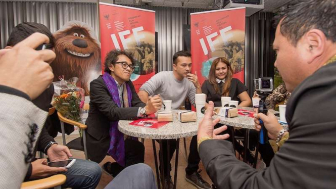Riri Riza, Nicholas Saputra, dan Sissy Prescillia hadir di “Indonesian Film Festival 2016” di Kota Utrecht, Belanda.
