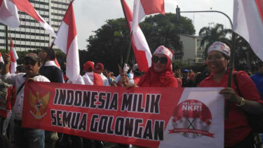 Relawan NKRI menggelar karnaval budaya dan kebangsaan