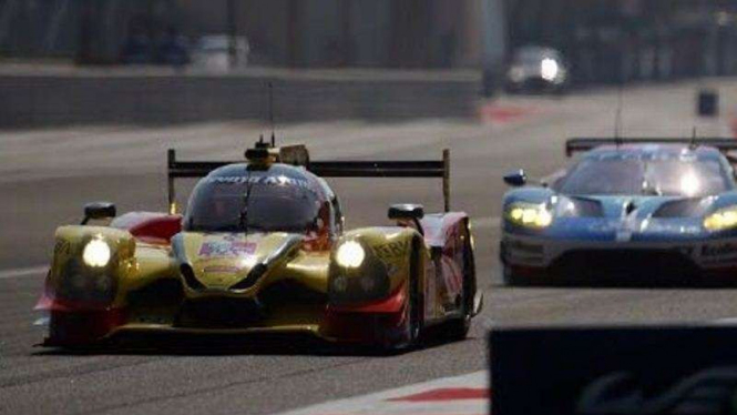Sean Gelael pada balapan ketahanan FIA WEC kategori LMP2