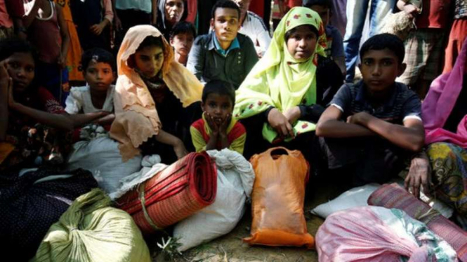 Pengungsi Rohingya.