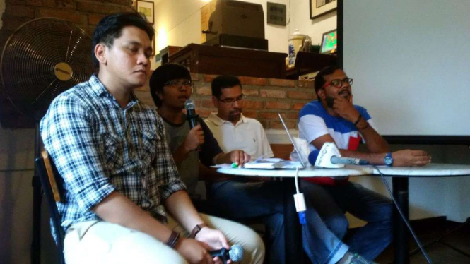 Konferensi pers Kontras menuntut kejelasan penyelesaian kasus Munir Said Thalib