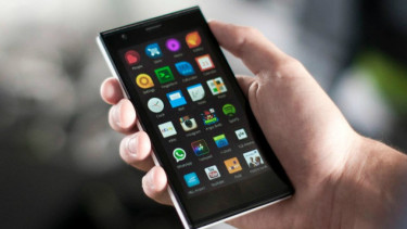 Ilustrasi sistem operasi Jolla Sailfish