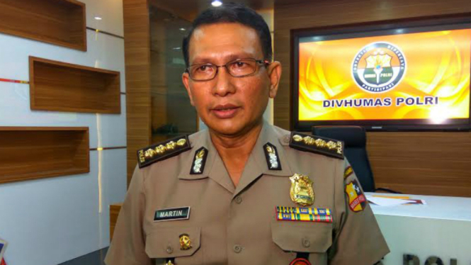 Kepala Bagian Penerangan Umum Divisi Humas Polri, Kombes Pol Martinus Sitompul.