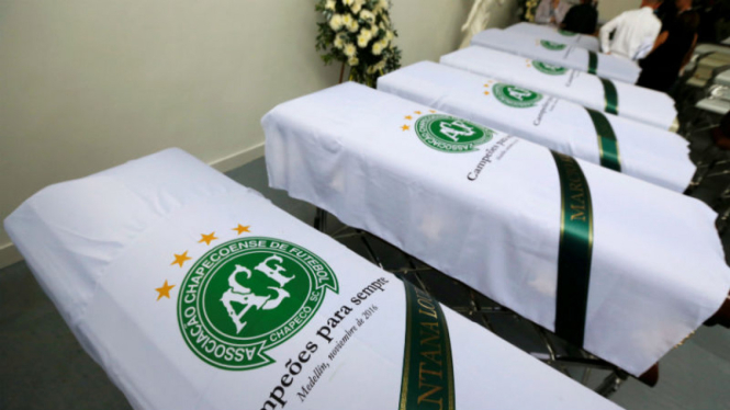 Peti jenazah Chapecoense