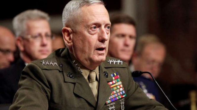 Menteri Pertahanan AS, Jenderal James Mattis alias Mad Dog.