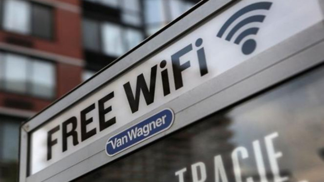 Ilustrasi Wifi gratis.
