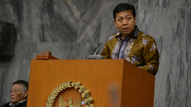Ketua DPR Setya Novanto.
