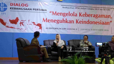 Yenny Wahid dalam diskusi di LIPI