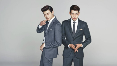 Lee Jong Suk dan Kim Woo Bin.