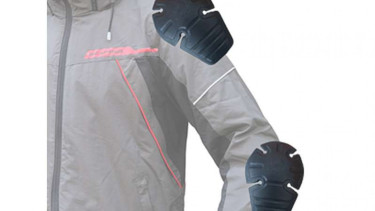 Pelindung pada jaket motor Respiro.