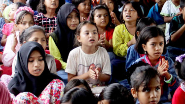 PENGUNGSI KORBAN GEMPA PIDIE JAYA