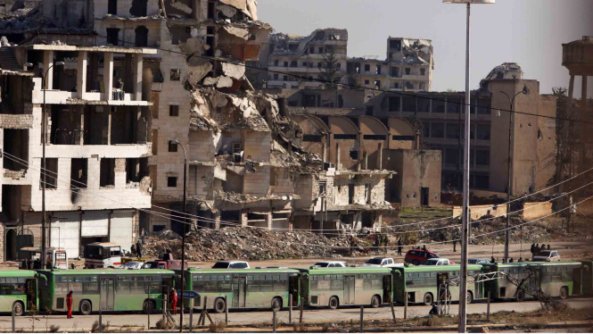 Evakuasi Warga Aleppo Terus Dilakukan
