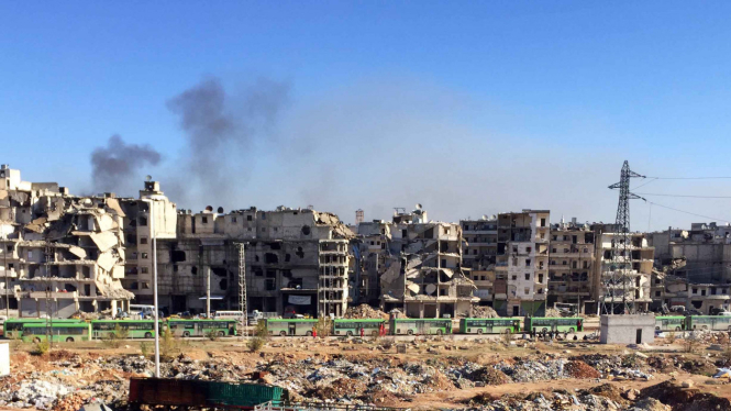 Evakuasi Aleppo.