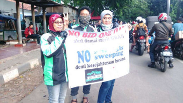 Pengemudi Grab mogok dengan sejumlah tuntutan