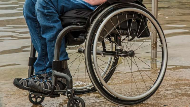Ilustrasi penyandang disabilitas.