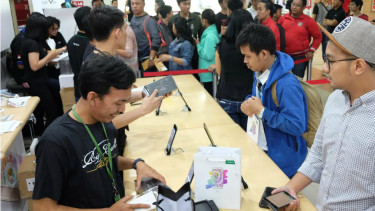 Salah satu titik penjualan Raisa Phone