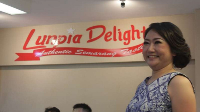 Meliani Sugiarto pemilik Lunpia Delight