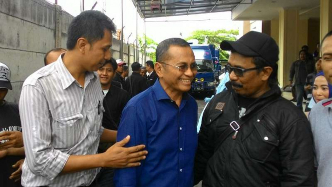 Dahlan Iskan di Pengadilan Tindak Pidana Korupsi Surabaya. 